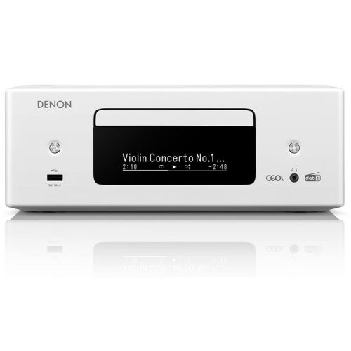 Denon RCDN-12 DAB mini hifi - fehér