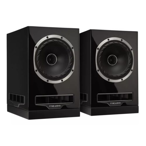 Fyne Audio F500S polc hangfal - lakk fekete