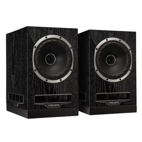 Fyne Audio F500S polc hangfal - fekete tölgy